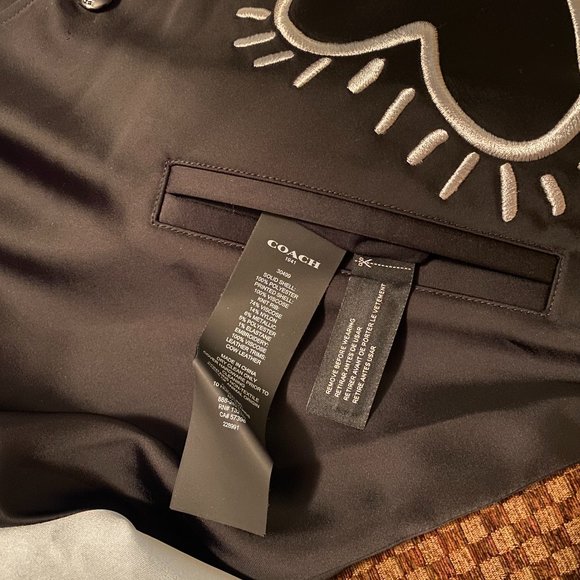 X Keith Haring Reversible Satin COACH jacket - Picture 7 of 9